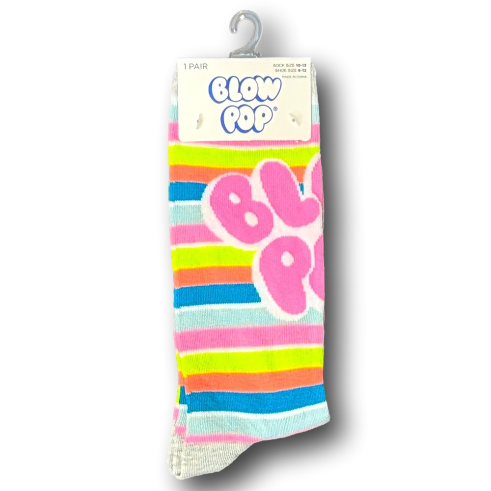 3/$20 Charms Blow Pop Lollipops Funny Novelty Crew Socks - NWT